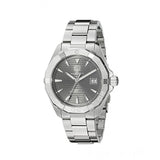 Tag Heuer Aquaracer Automatic Anthracite Grey Dial Silver Steel Strap Watch for Men - WAY2113.BA0928