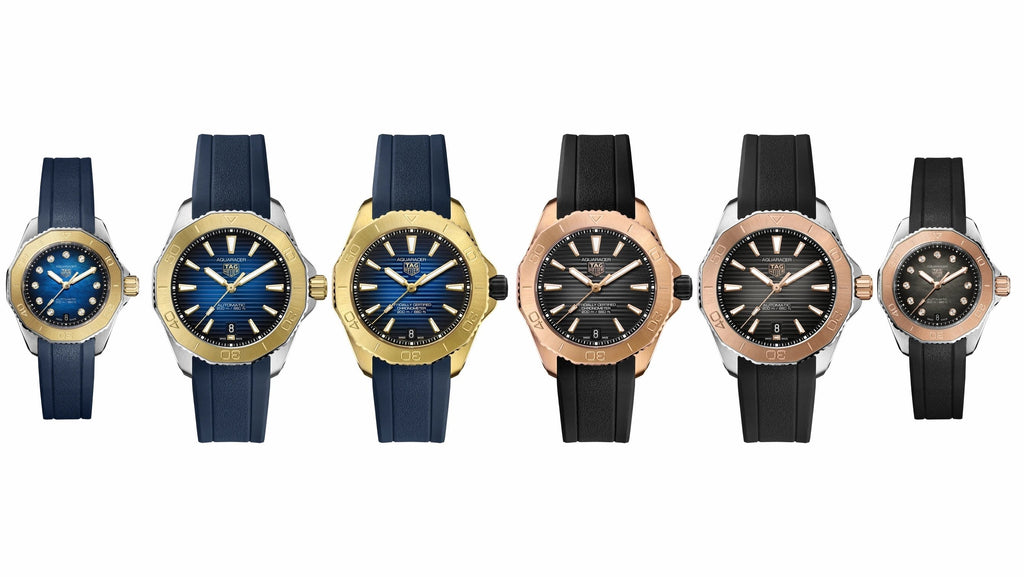 Tag Heuer Aquaracer Professional 200 Automatic Diamonds Blue Dial Blue Rubber Strap Watch for Women - WBP2450.FT6215