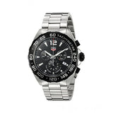Tag Heuer Formula 1 Chronograph Black Dial Silver Steel Strap Watch for Men - CAZ1010.BA0842