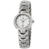 Tag Heuer Link Diamonds Silver Dial Silver Steel Strap Watch for Women - WAT1414.BA0954