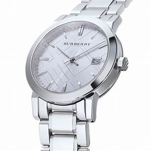 Burberry The City Silver Dial Silver Steel Strap Watch for Women - BU9035