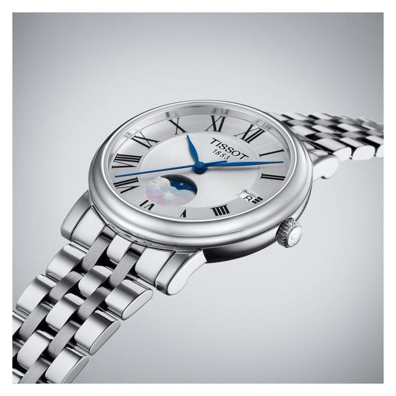 Tissot Carson Premium Silver Dial Silver Steel Strap Watch for Men - T122.417.11.033.00
