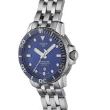 Tissot T Sport Seastar 1000 Powermatic Silicium Blue Dial Silver Steel Strap Watch For Men - T120.407.11.041.01