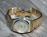 Tissot PRX Powermatic 80 Gold Dial Gold Steel Strap Watch for Men - T137.407.33.021.00