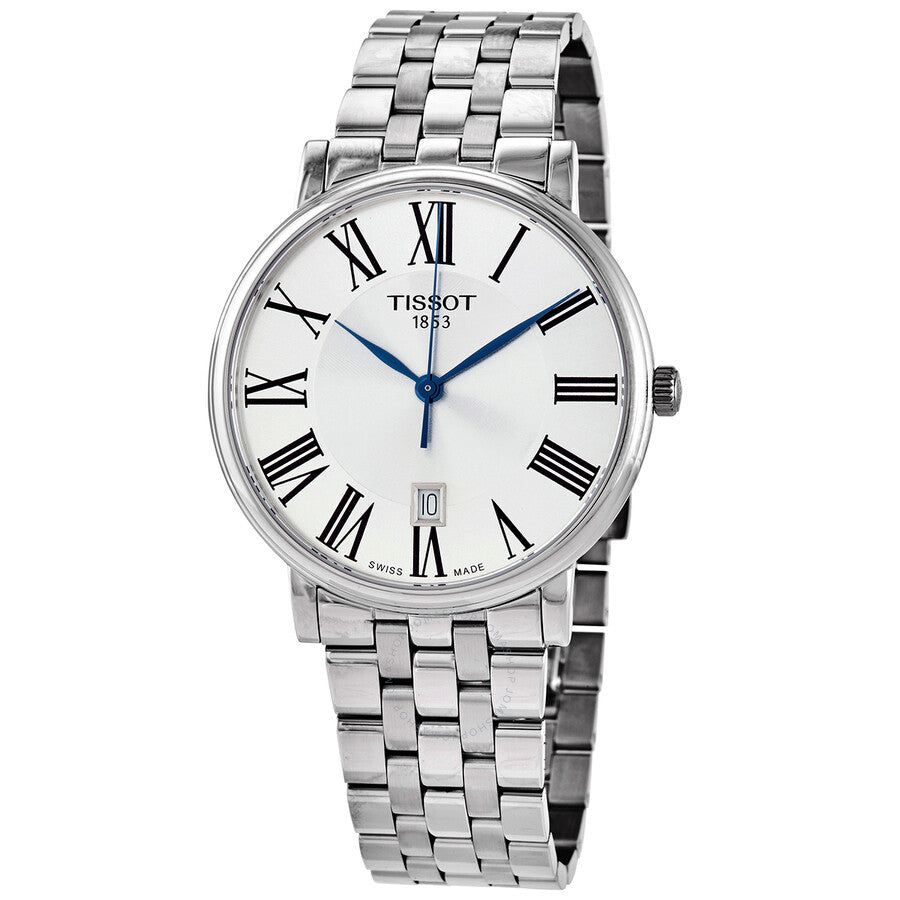 Tissot Carson Premium Silver Dial Silver Steel Strap Watch For Men - T122.410.11.033.00