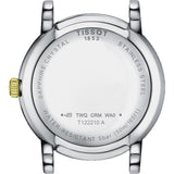 Tissot T Classic Carson Lady Premium Silver Dial Two Tone Steel Strap Watch For Women - T122.210.22.033.00
