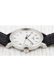 Tissot T Classic Desire White Dial Black Leather Strap Watch For Men - T52.1.421.12