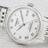 Tissot Le Locle Powermatic 80 Silver Dal Silver Steel Strap Watch For Men - T006.407.11.033.00