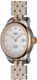 Tissot Le Locle Automatic Diamonds Mother of Pearl White Dial Two Tone Steel Strap Watch For Women - T006.207.22.116.00