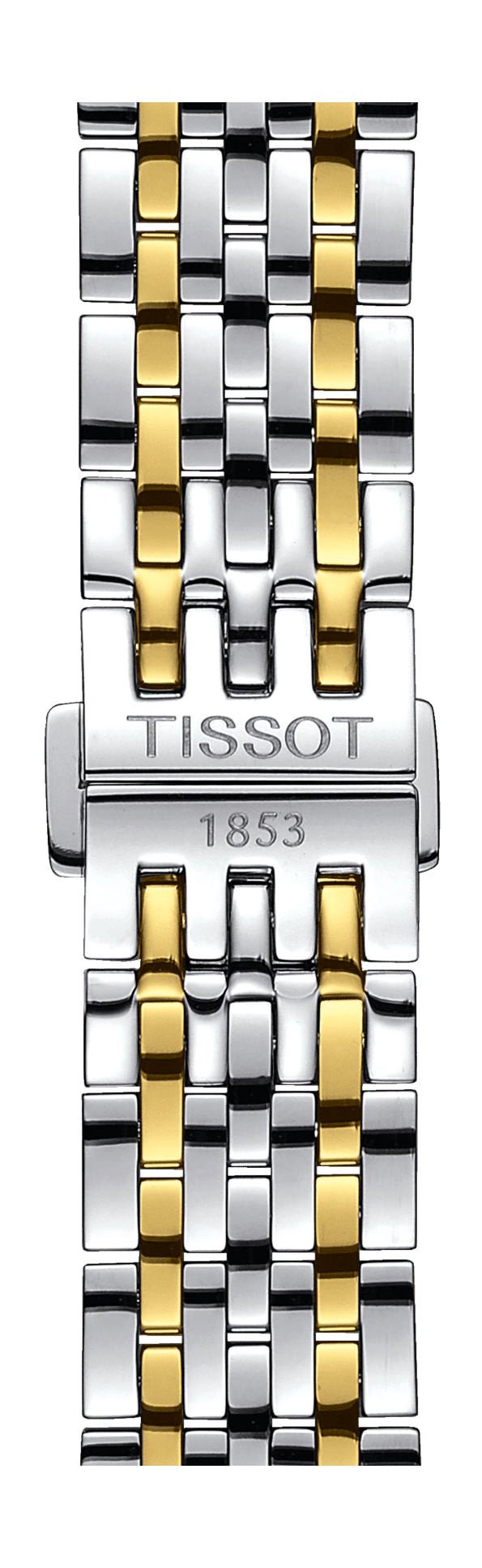 Tissot T Classic Le Locle Powermatic 80 Silver Dial Two Tone Steel Strap Watch For Men - T0064072203301
