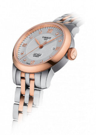 Tissot T Classic Le Locle Automatic Lady Silver Dial Two Tone Steel Strap Watch For Women - T006.207.22.036.00