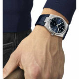 Tissot PRX Blue Dial Blue Leather Strap Watch for Men - T137.410.16.041.00