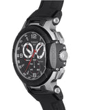 Tissot T Race Chronograph Black Dial Black Rubber Strap Watch for Men - T048.417.27.057.00