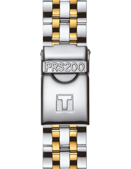 Tissot T Sport PRS 200 Chronograph Black Dial Two Tone Steel Strap Watch For Men - T067.417.22.051.00