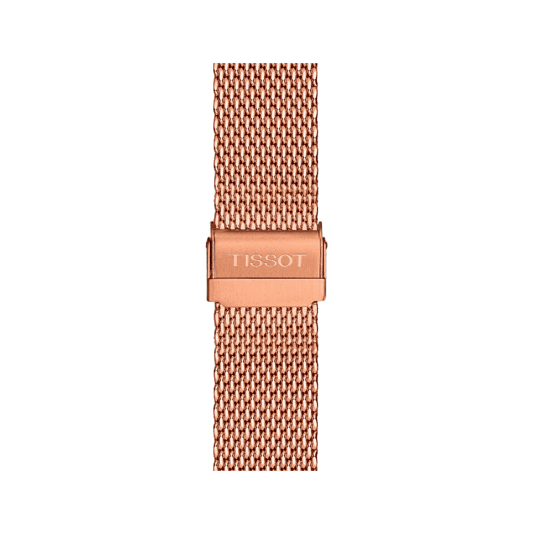 Tissot T Classic PR 100 Chronograph Silver Dial Rose Gold Mesh Bracelet Watch For Men - T101.417.33.031.01