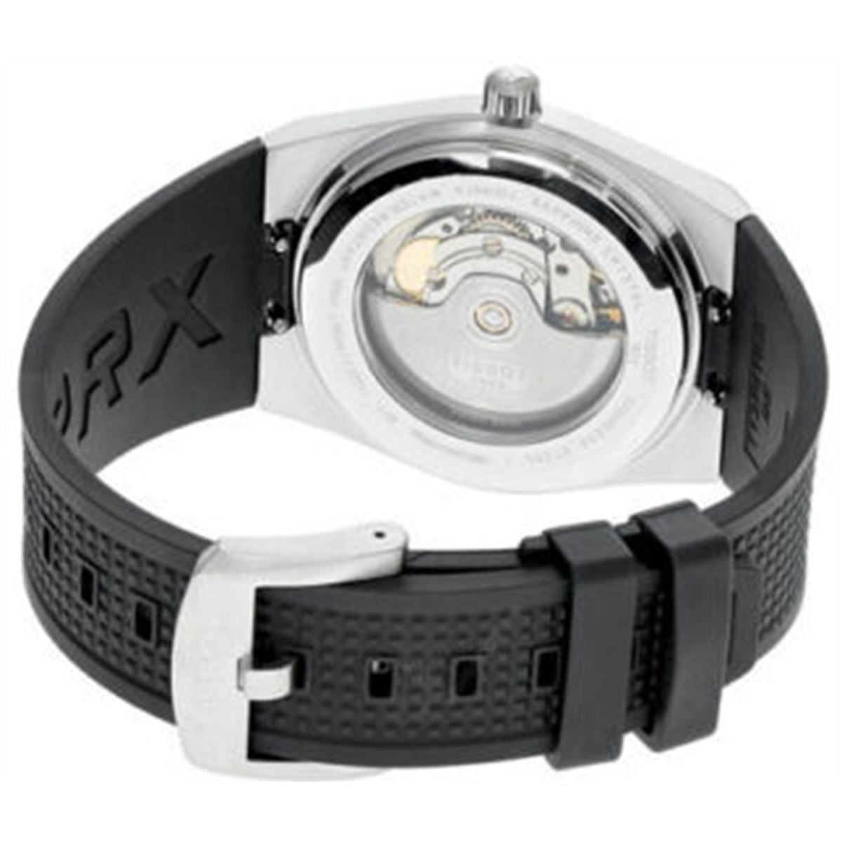 Tissot PRX Powermatic 80 Blue Dial Black Rubber Strap Watch for Men - T137.407.17.041.00