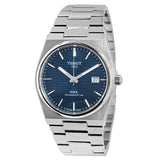Tissot PRX Powermatic 80 Blue Dial Silver Steel Strap Watch For Men - T137.407.11.041.00