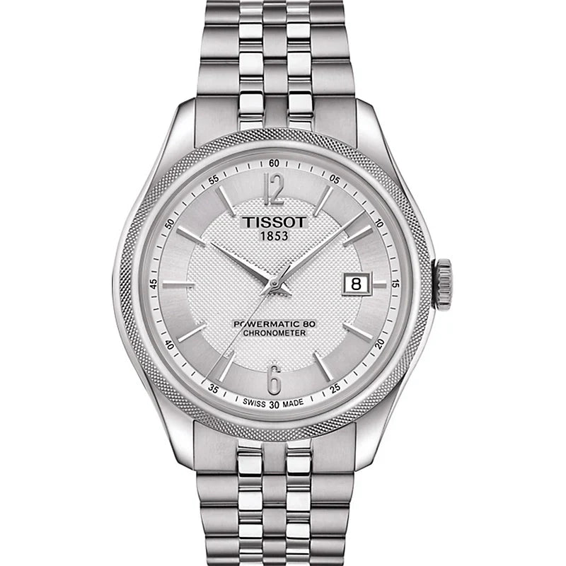 Tissot Ballade Powermatic 80 Cosc Silver Dial Silver Steel Strap Watch For Men - T108.408.11.037.00
