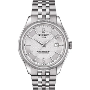 Tissot Ballade Powermatic 80 Cosc Silver Dial Silver Steel Strap Watch For Men - T108.408.11.037.00