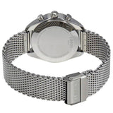 Tissot PR 100 Chronograph Black Dial Silver Mesh Bracelet Watch For Men - T101.417.11.051.01
