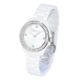 Coach Preston Mother of Pearl Dial White Steel Strap Watch for Women - 14503661
