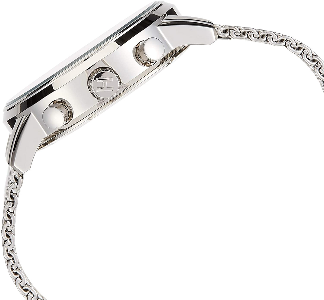 Tommy Hilfiger Harrison Quartz Grey Dial Silver Mesh Bracelet Watch for Men - 1790877