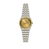 Tudor Royal Automatic Diamonds Gold Dial Two Tone Steel Strap Watch for Men - M28603-0006