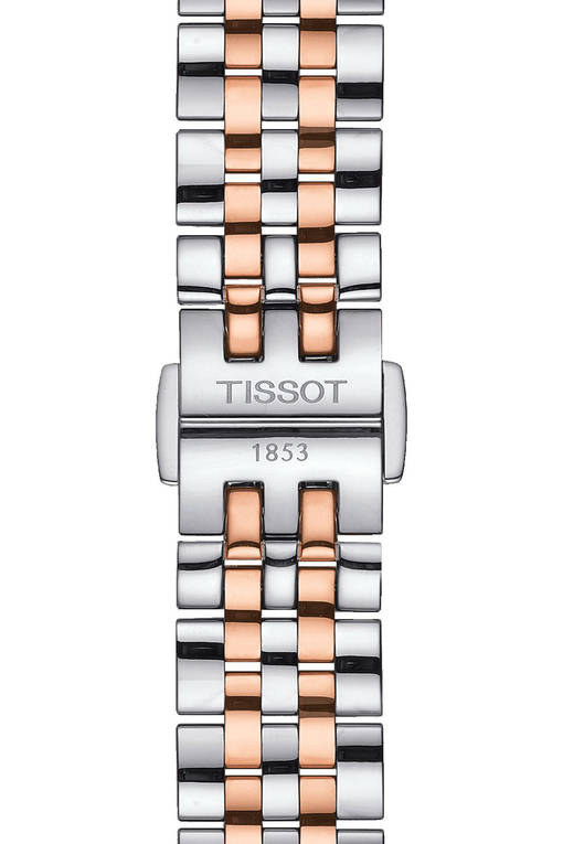 Tissot Le Locle Lady Automatic Diamonds Silver Dial Two Tone Steel Strap Watch For Women - T006.207.22.036.00