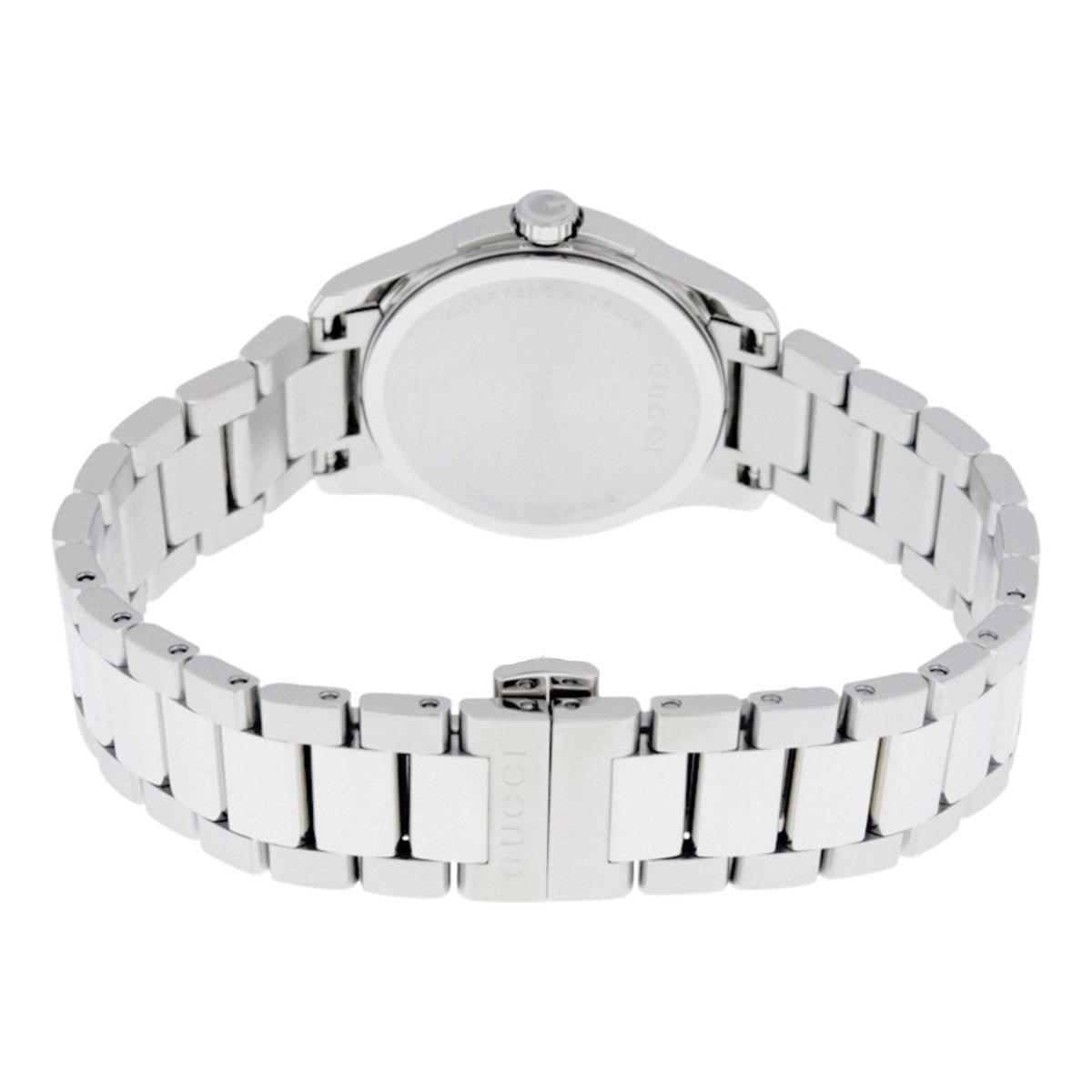 Gucci G Timeless Diamonds Mother of Pearl Dial Silver Steel Strap Watch For Women - YA126542