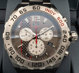 Tag Heuer Formula 1 Chronograph Grey Dial Silver Steel Strap Watch for Men - CAZ1114.BA0877