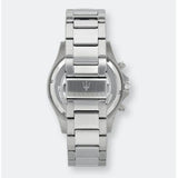 Maserati SFIDA Chronograph Black Dial Silver Steel Strap Watch For Men - R8873640004