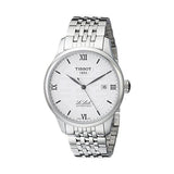 Tissot Le Locle Double Happiness Automatic Silver Dial Silver Steel Strap Watch For Men - T41.1.833.50