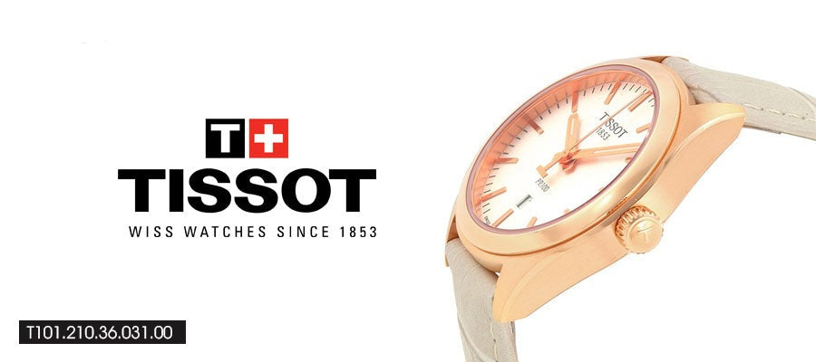 Tissot T Classic PR 100 Lady White Dial Watch For Women - T101.210.36.031.00