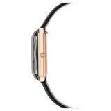 Swarovski Uptown Black Dial Black Leather Strap Watch for Women - 5547710