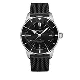 Breitling Superocean Heritage B20 Automatic 44 Black Dial Black Mesh Bracelet Watch for Men - AB2030121B1S1