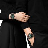 Versace Icon Active Chronograph Black Dial Black Rubber Strap Unisex Watch - VE8P00224