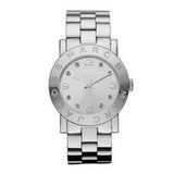 Marc Jacobs Amy Silver Dial Silver Steel Strap Watch for Women - MBM3181