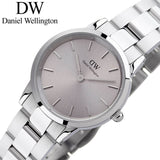 Daniel Wellington Iconic Link Unitone Silver Dial Silver Steel Strap Watch For Women - DW00100402