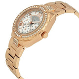 Guess Viva Diamonds Gold Dial Gold Steel Strap Watch for Women - W0111L2