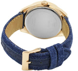 Guess Little Flirt Quartz Blue Dial Blue Leather Strap Watch For Women - W0456L6