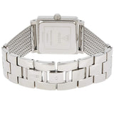 Guess Highline White Dial Silver Mesh Bracelet Watch For Women - W0826L1