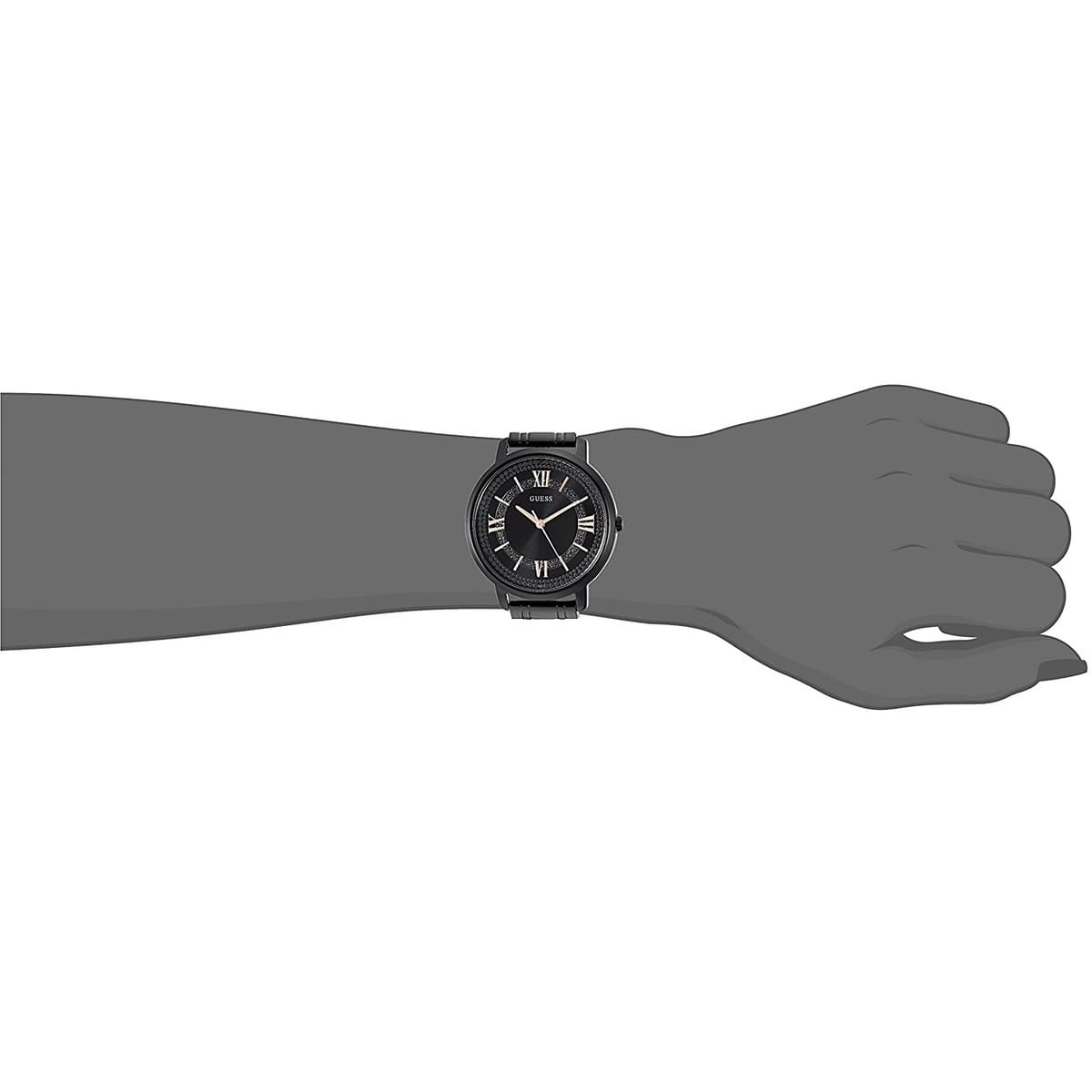 Guess Montauk Black Tone Stainless Steel Watch For Women - W0933L4