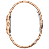 Guess Studio Rose Gold Dial Rose Gold Steel Strap Watch For Women - W0778L3