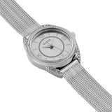 Guess Whisper Silver Dial Silver Mesh Bracelet Watch for Women - W1084L1
