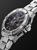 Tag Heuer Aquaracer Chronograph Black Dial Silver Steel Strap Watch for Men - CAY1110.BA0927