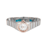 Omega Constellation Quartz Diamonds Mother of Pearl Dial Two Tone Steel Strap Watch for Women - 131.25.25.60.55.001