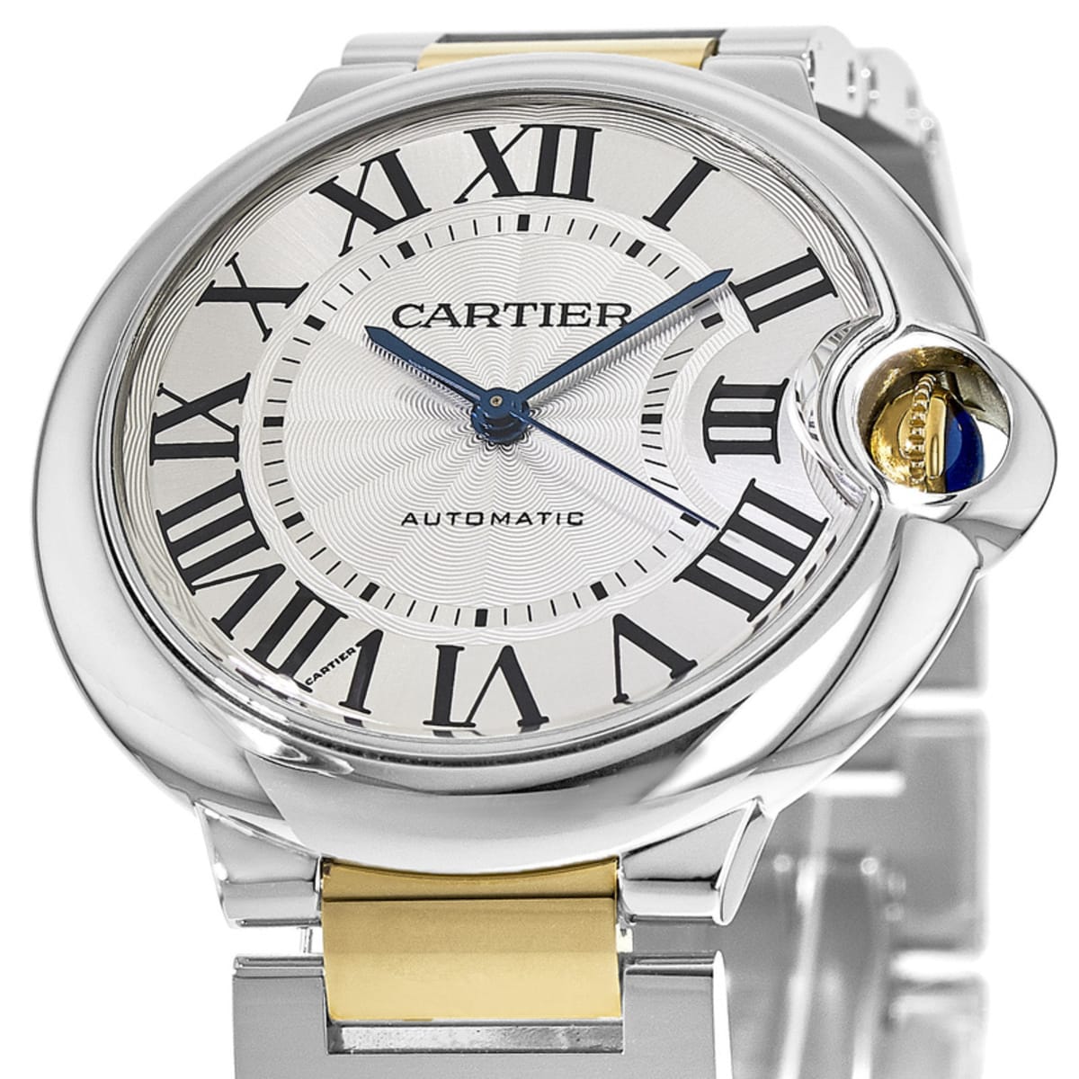 Cartier Ballon Bleu de Cartier Silver Dial Two Tone Steel Strap Watch for Women - W2BB0030
