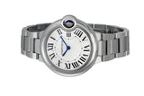 Cartier Ballen Bleu De Cartier Silver Dial Silver Steel Strap Watch for Women - W6920084