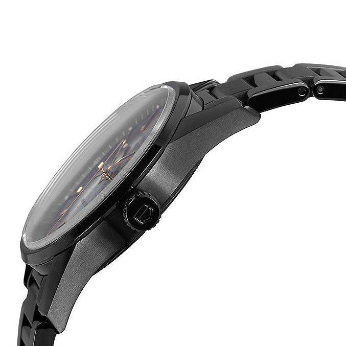 Tag Heuer Carrera Special Edition Black Dial Black Steel Strap Watch for Women - WAR1113.BA0602