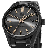 Tag Heuer Carrera Special Edition Black Dial Black Leather Strap Watch for Women - WAR1113.FC6392